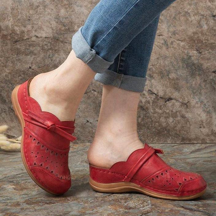 Limited Edition Women Orthopedic Hollow Carved Diabetic Walking Sandals