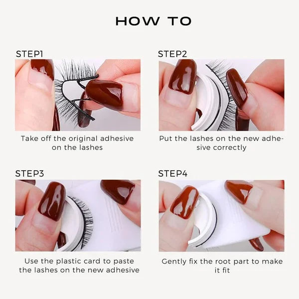🔥🔥Last Day 70% OFF🔥🔥Reusable Adhesive Eyelashes
