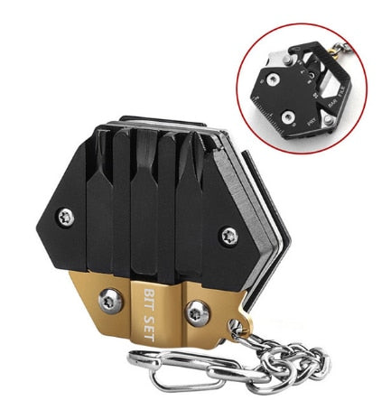 Multifunktionales Hexagon Coin Outdoor Tool