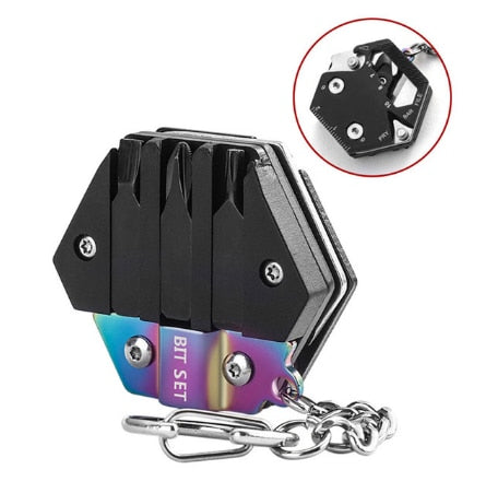 Multifunktionales Hexagon Coin Outdoor Tool