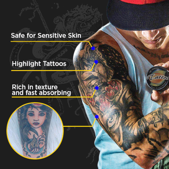 Baume de traitement éclaircissant pour tatouage 
